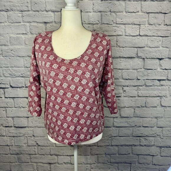 Vintage Forenza Boho Print Top | Size M - Picture 1 of 5
